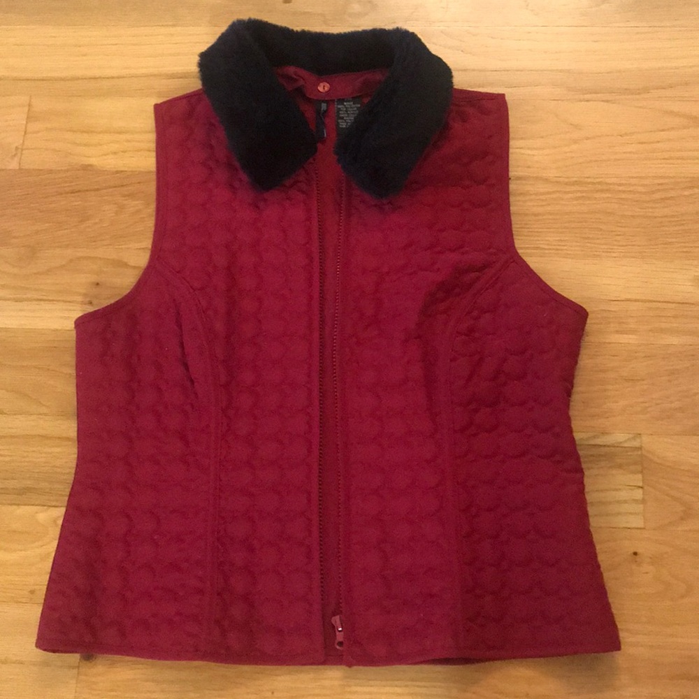 Quilted sleeveless vest